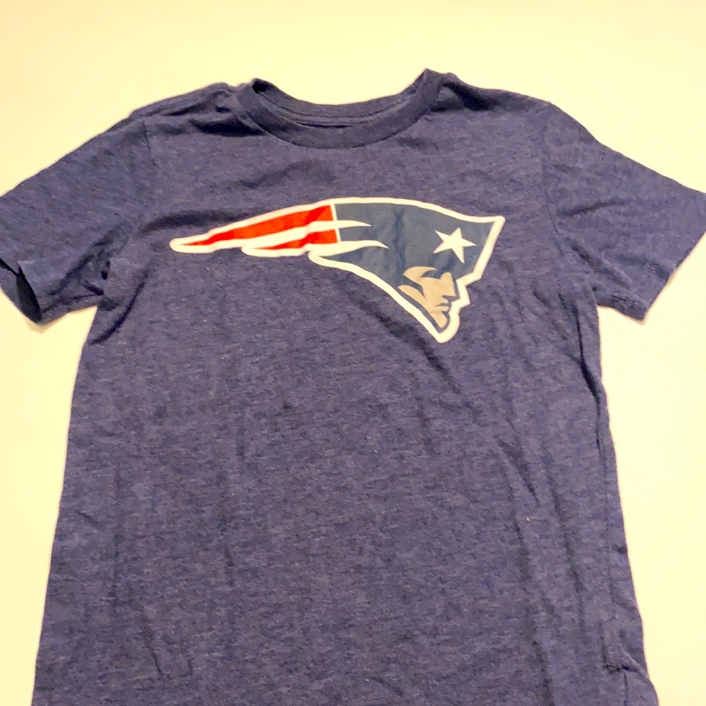Boys patriots short sleeve shirt
